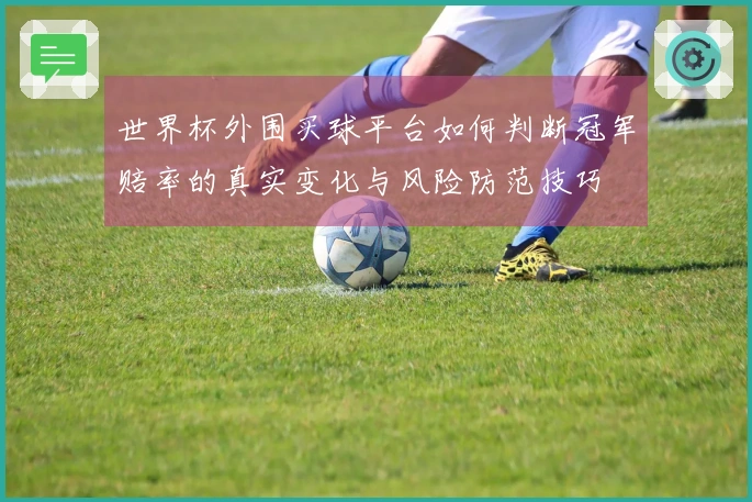世界杯外围买球平台如何判断冠军赔率的真实变化与风险防范技巧